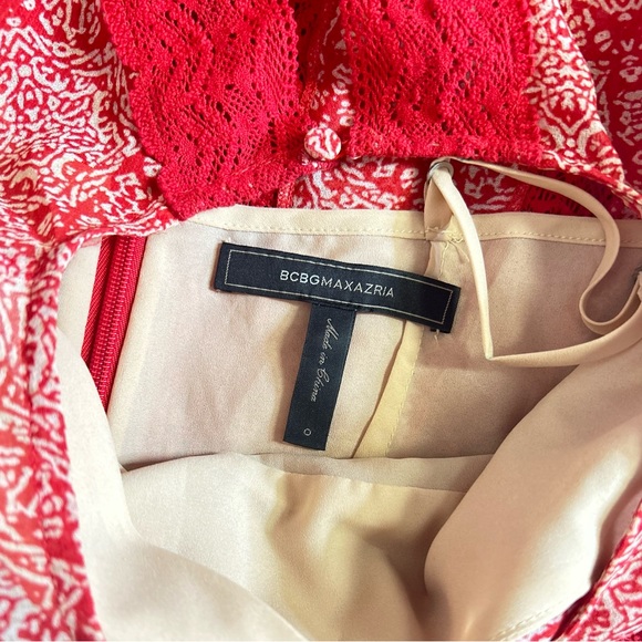 BCBGMaxAzira Red Jalena Lace Dress - Picture 8 of 8